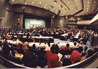 The Plenary Hall during the UN Fourth World Conference on Women, Beijing 1995 Credit: UN/DP 051331/Zhang Yan Hui